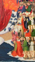 Korunovace Panny Marie, dokončeno roku 1454 (detail díla 57626)